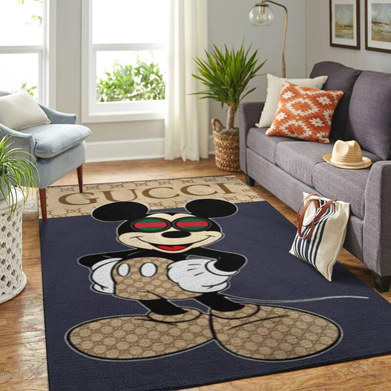 Mickey Mouse Living Room Area Rug -  Chussin | Home Decor Easily