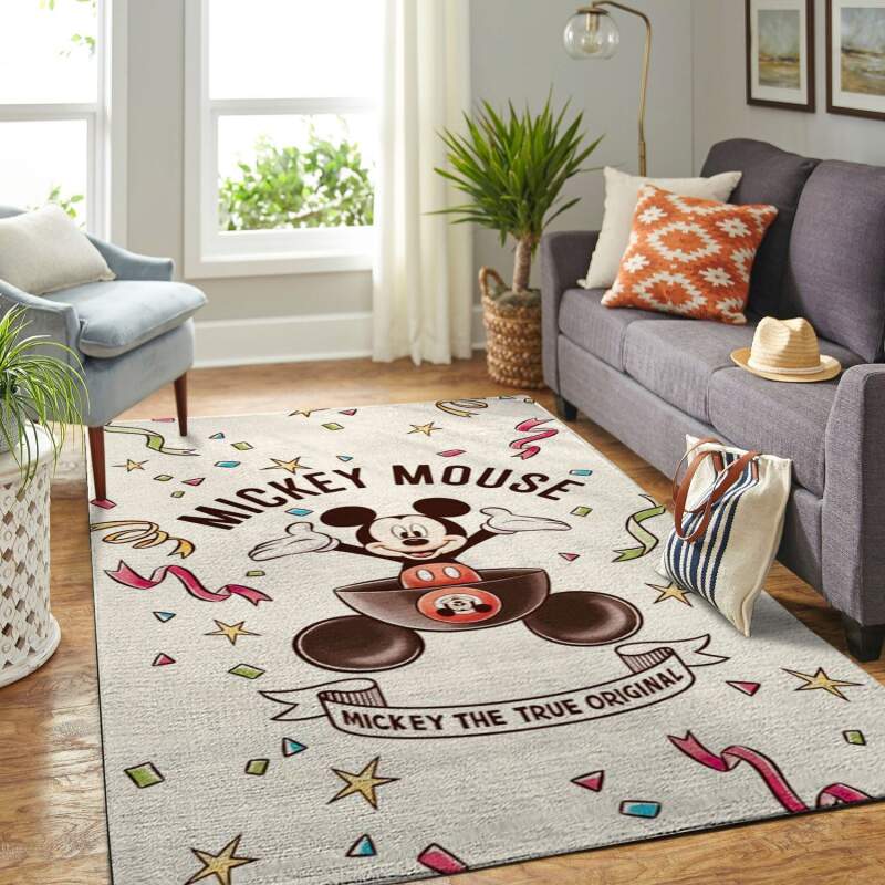Mickey Mouse Living Room Area Rug -  Chussin | Home Decor Easily