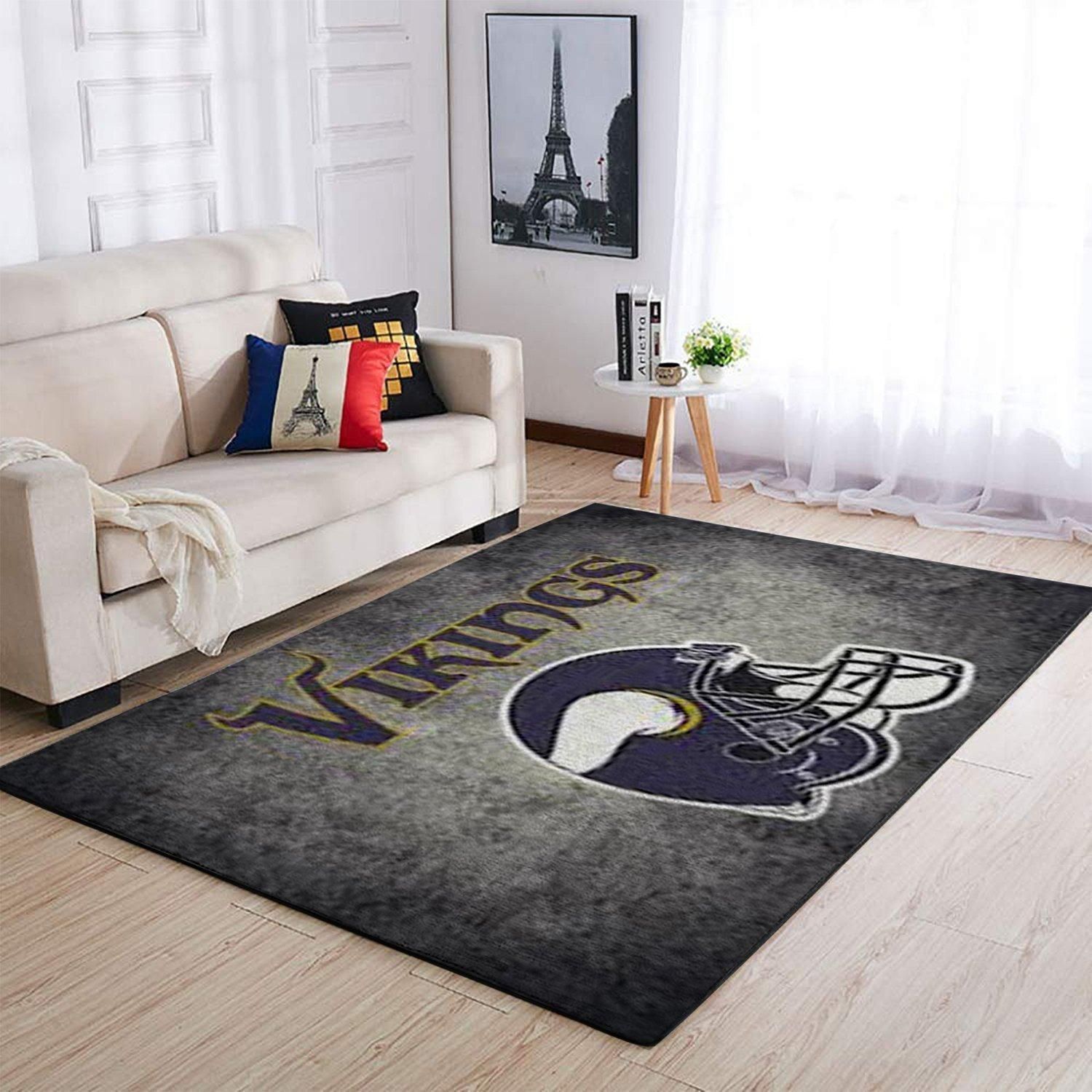 Minnesota Vikings Living Room Area Rug -  Chussin | Home Decor Easily