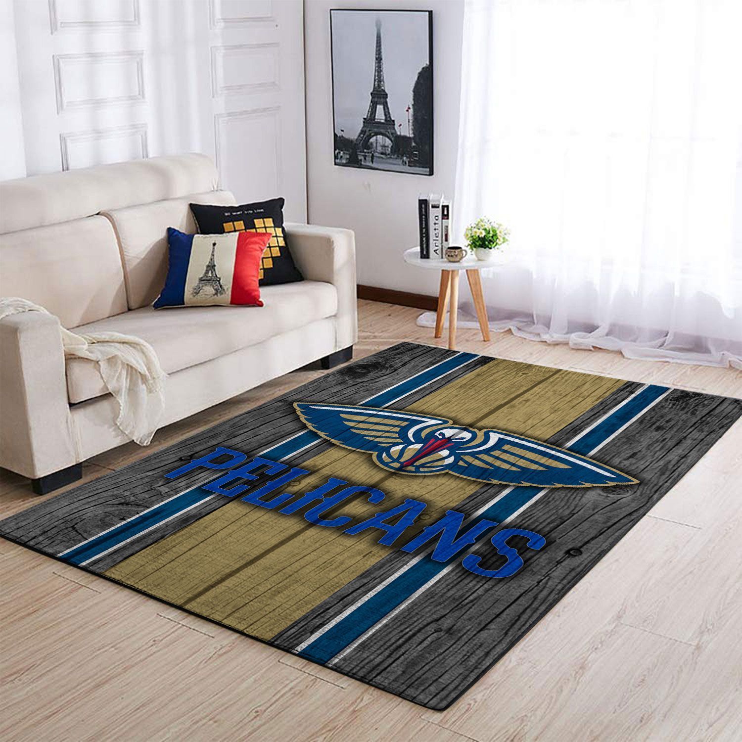 New Orleans Pelicans Living Room Area Rug -  Chussin | Home Decor Easily