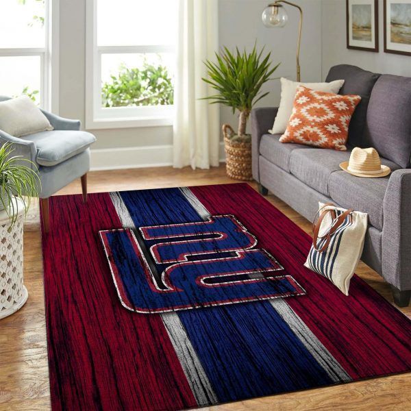 New York Giants Living Room Area Rug -  Chussin | Home Decor Easily