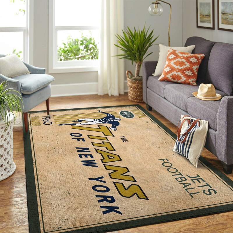 New York Jets Living Room Area Rug -  Chussin | Home Decor Easily