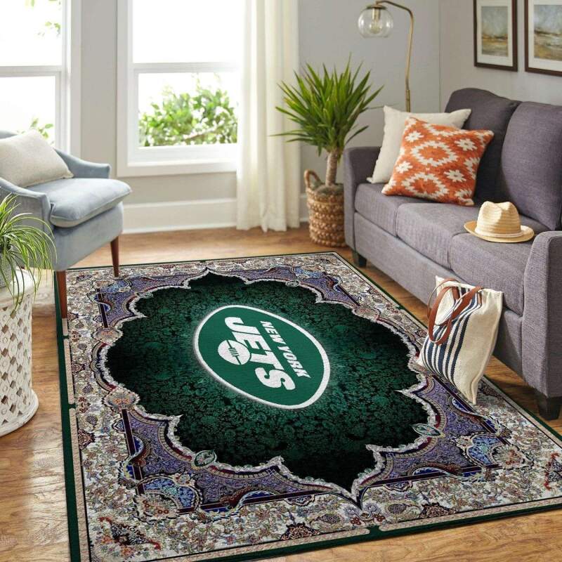 New York Jets Living Room Area Rug -  Chussin | Home Decor Easily