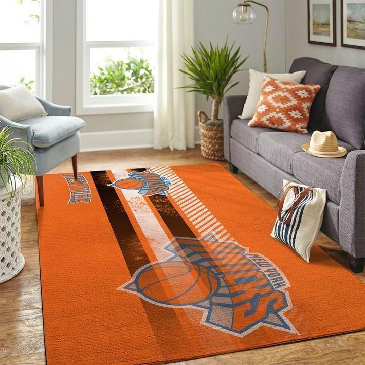 New York Knicks Living Room Area Rug - Chussin | Home Decor Easily
