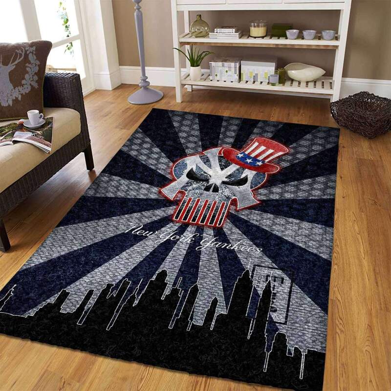 New York Yankees Living Room Area Rug -  Chussin | Home Decor Easily