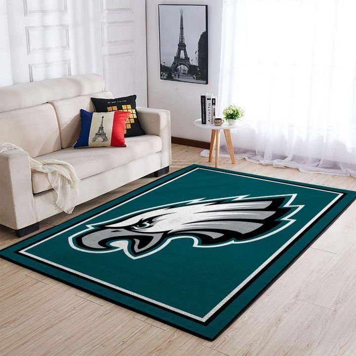 Philadelphia Eagles Living Room Area Rug - Chussin | Home Decor Easily