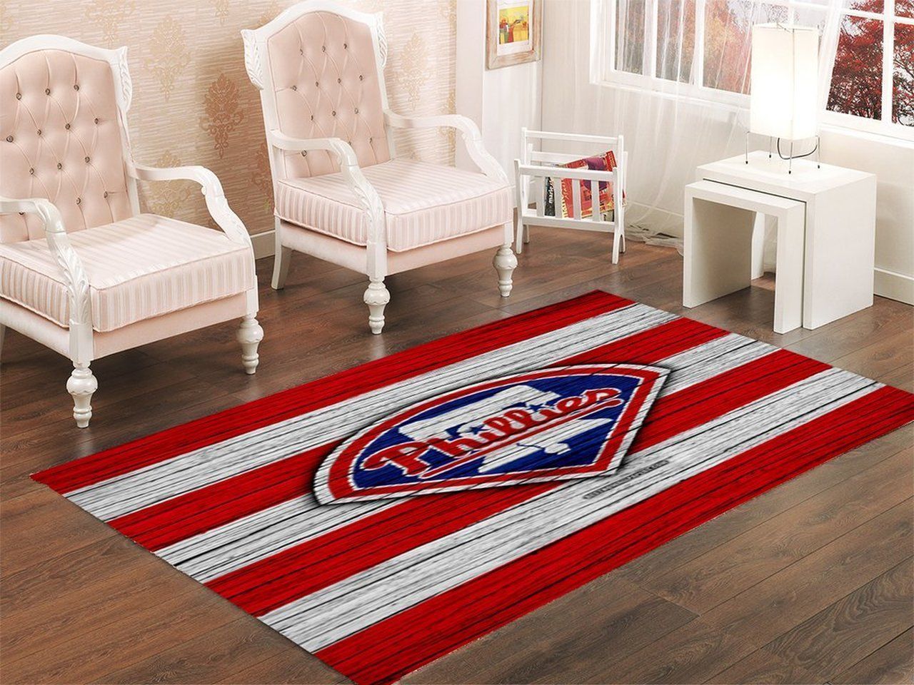 Philadelphia Phillies Living Room Area Rug -  Chussin | Home Decor Easily