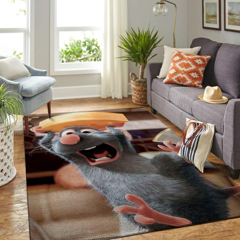 Ratatouille Living Room Area Rug -  Chussin | Home Decor Easily