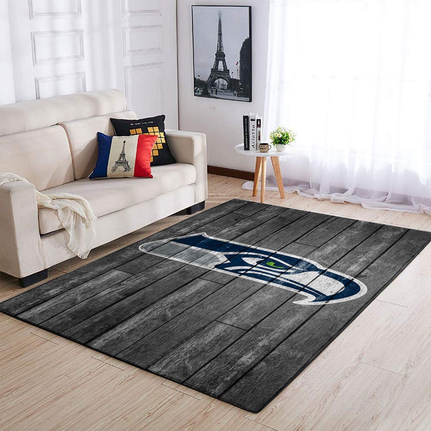 Seattle Seahawks Living Room Area Rug -  Chussin | Home Decor Easily