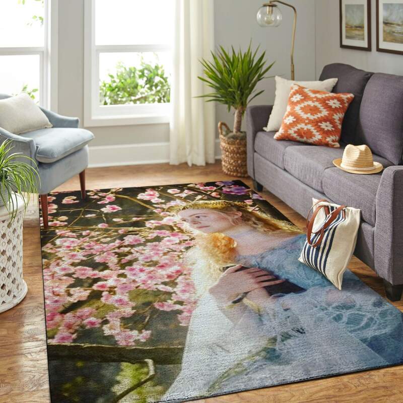Sleeping Princess Aurora Elle Fanning Living Room Area Rug -  Chussin | Home Decor Easily