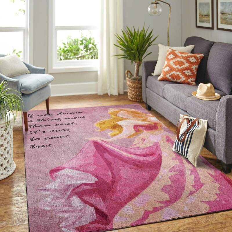 Sleeping Princess Aurora Living Room Area Rug - Chussin | Home Decor Easily
