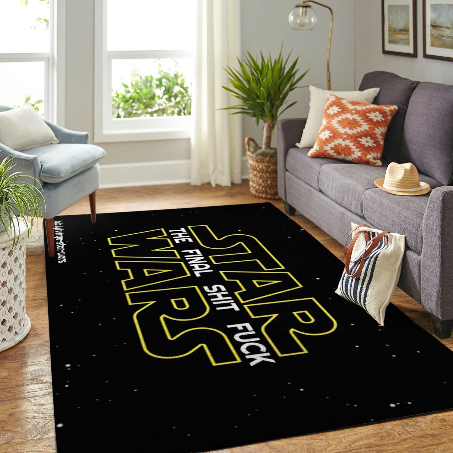 Star War Symbol Living Room Area Rug -  Chussin | Home Decor Easily