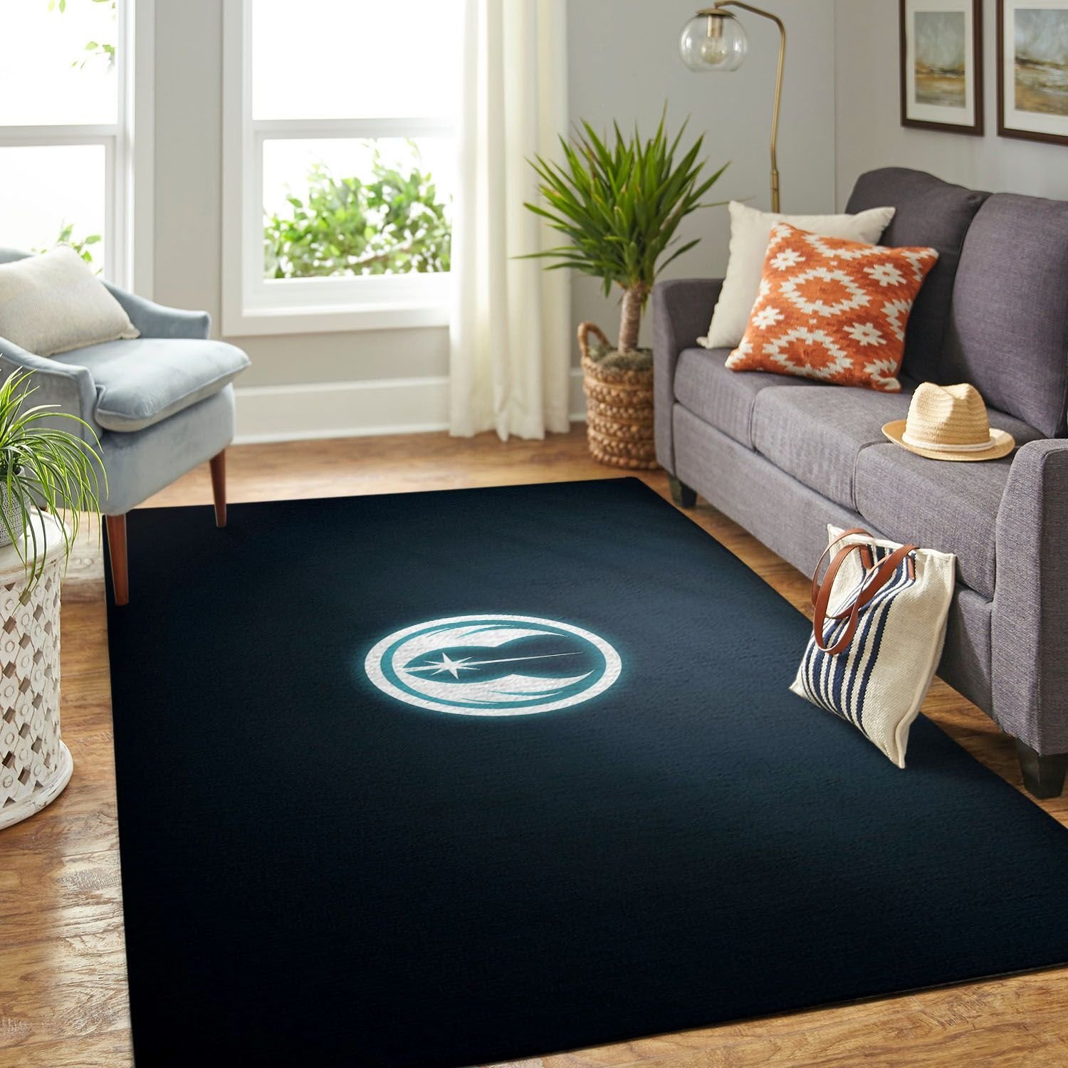 Star War Symbol Living Room Area Rug -  Chussin | Home Decor Easily