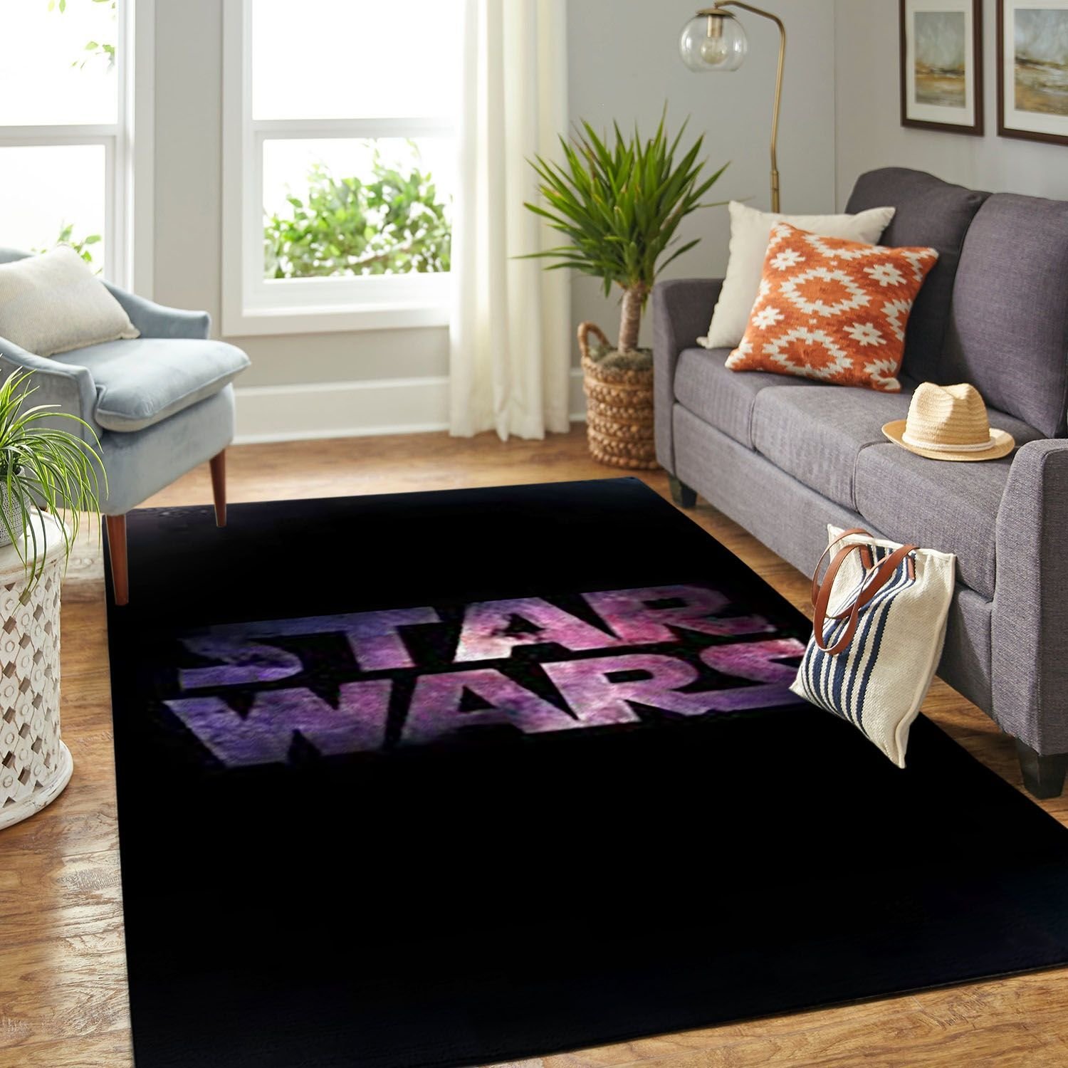 Star War Symbol Living Room Area Rug -  Chussin | Home Decor Easily