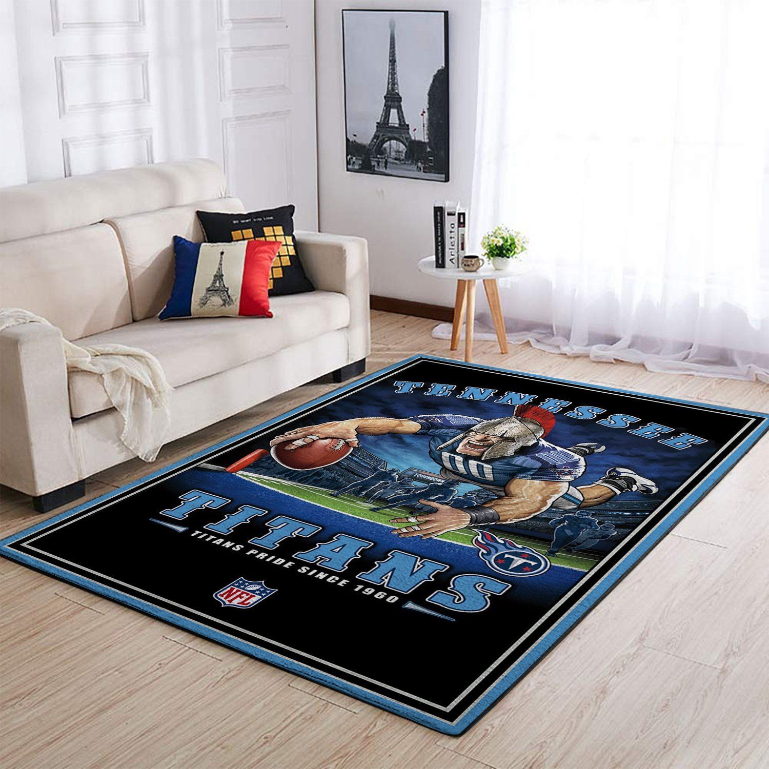 Tennessee Titans Living Room Area Rug -  Chussin | Home Decor Easily
