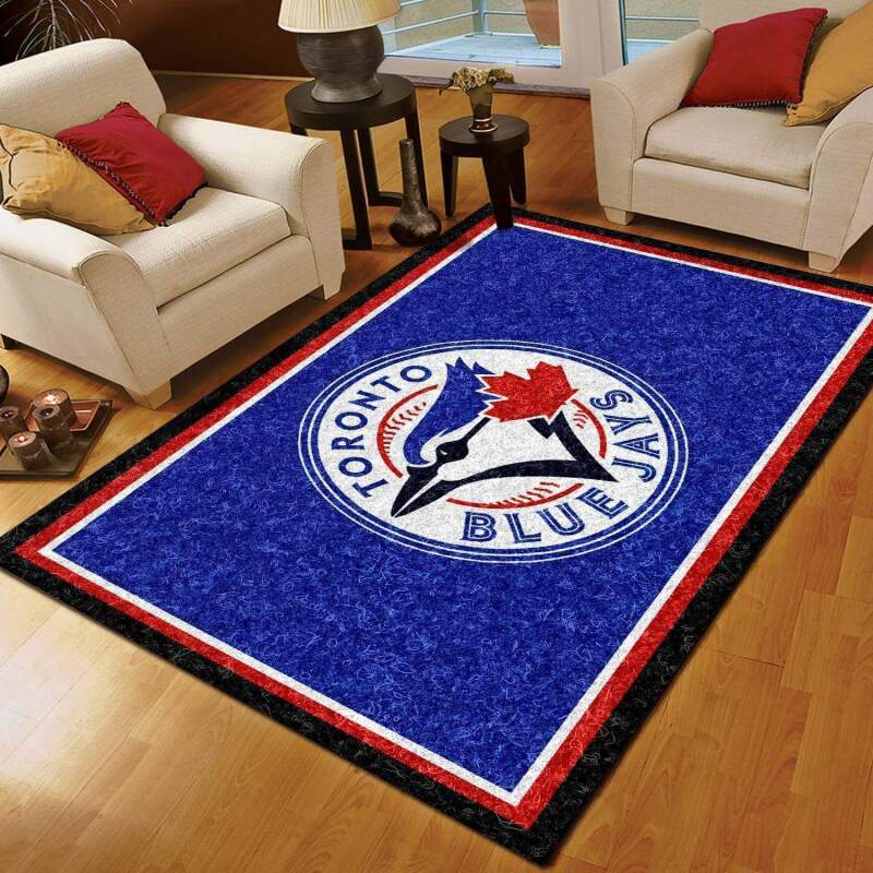 Toronto Blue Jays Living Room Area Rug -  Chussin | Home Decor Easily