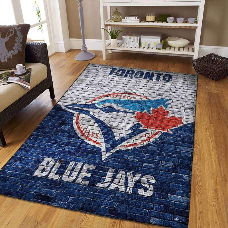 Toronto Blue Jays Living Room Area Rug -  Chussin | Home Decor Easily