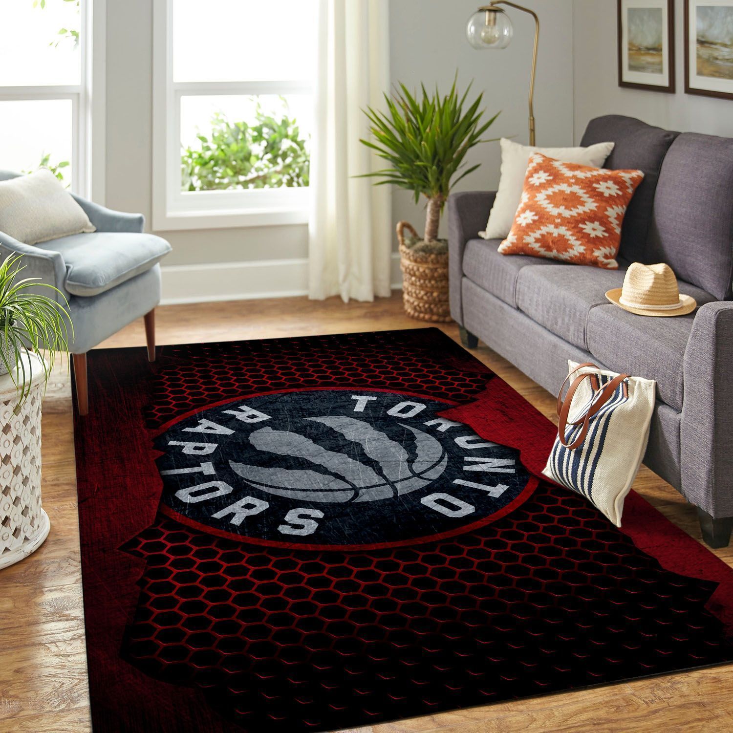 Toronto Raptors Living Room Area Rug -  Chussin | Home Decor Easily