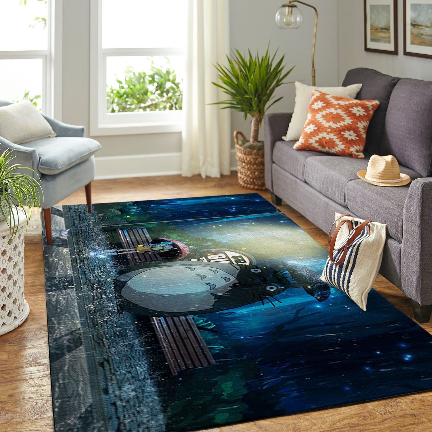 Toronto-my Neighbor Totoro Living Room Area Rug -  Chussin | Home Decor Easily