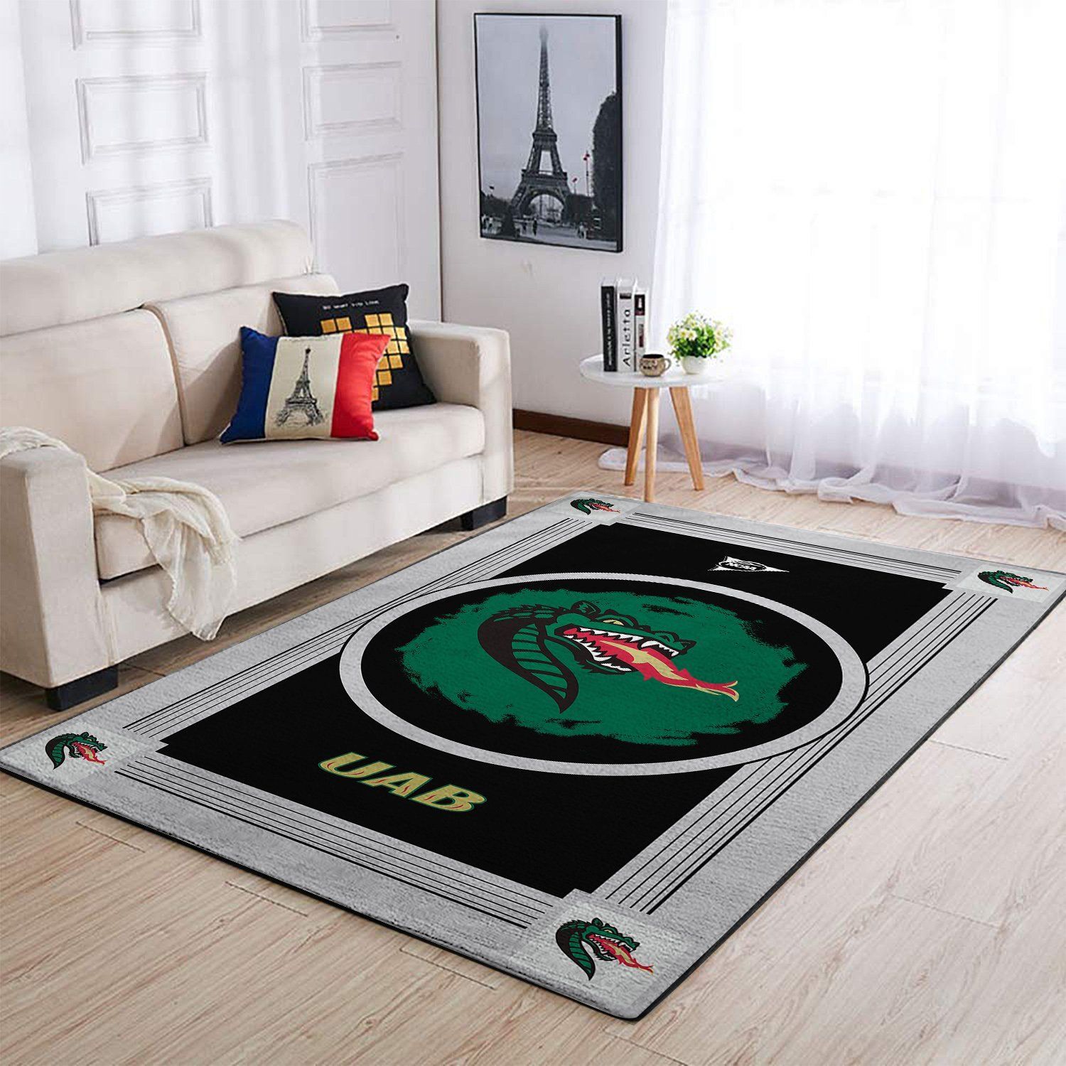 Uab Blazers Living Room Area Rug -  Chussin | Home Decor Easily