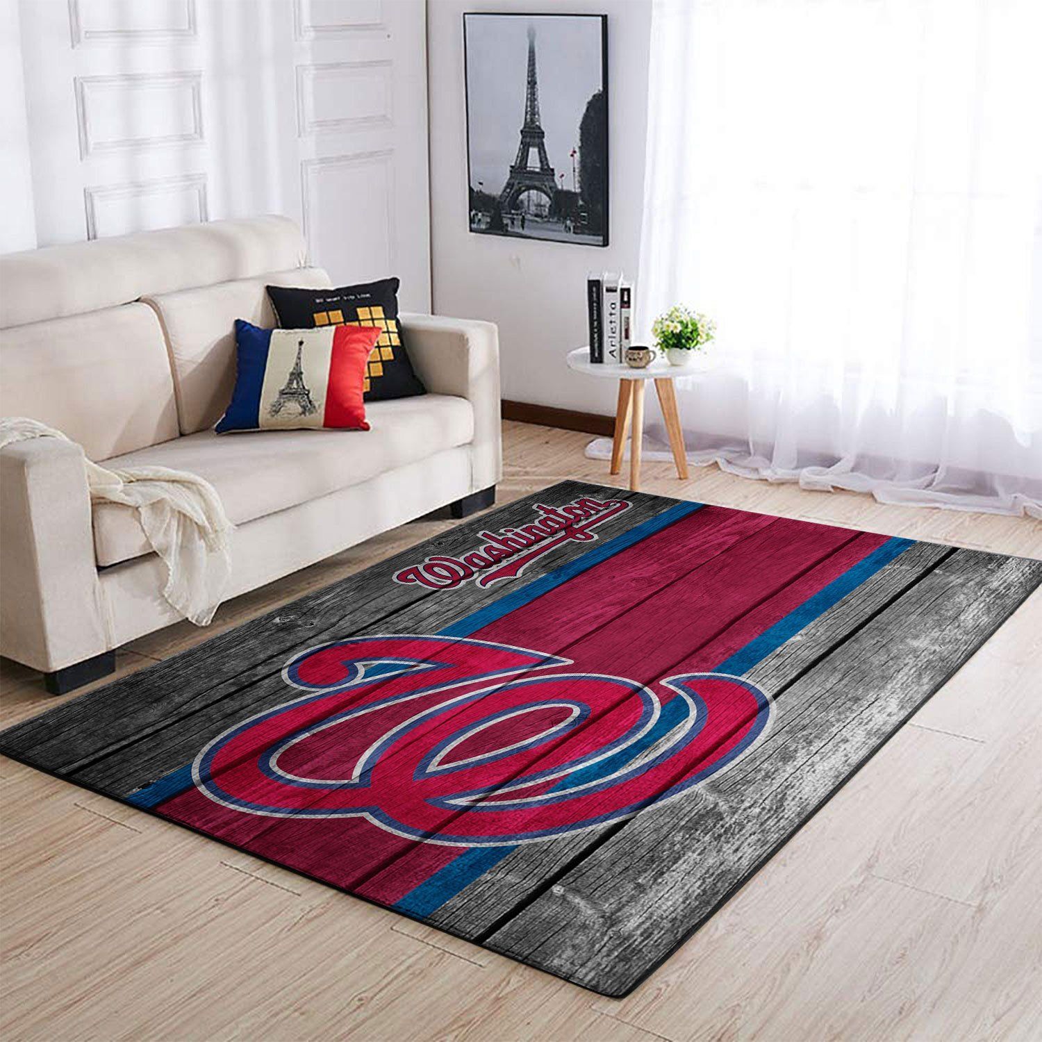 Washington Nationals Living Room Area Rug -  Chussin | Home Decor Easily