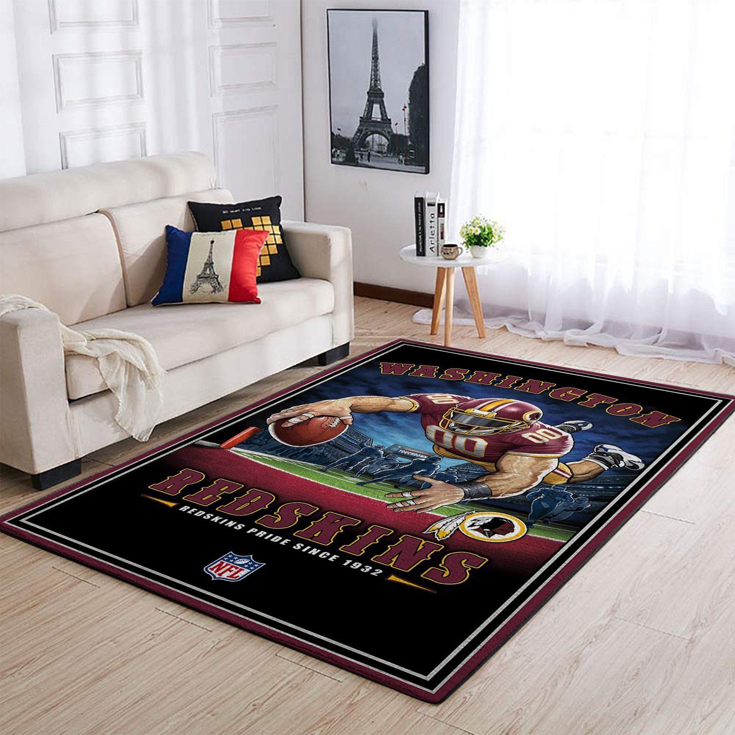 Washington Redskins Living Room Area Rug -  Chussin | Home Decor Easily