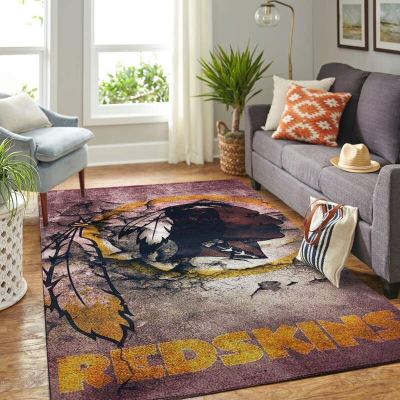 Washington Redskins Living Room Area Rug -  Chussin | Home Decor Easily