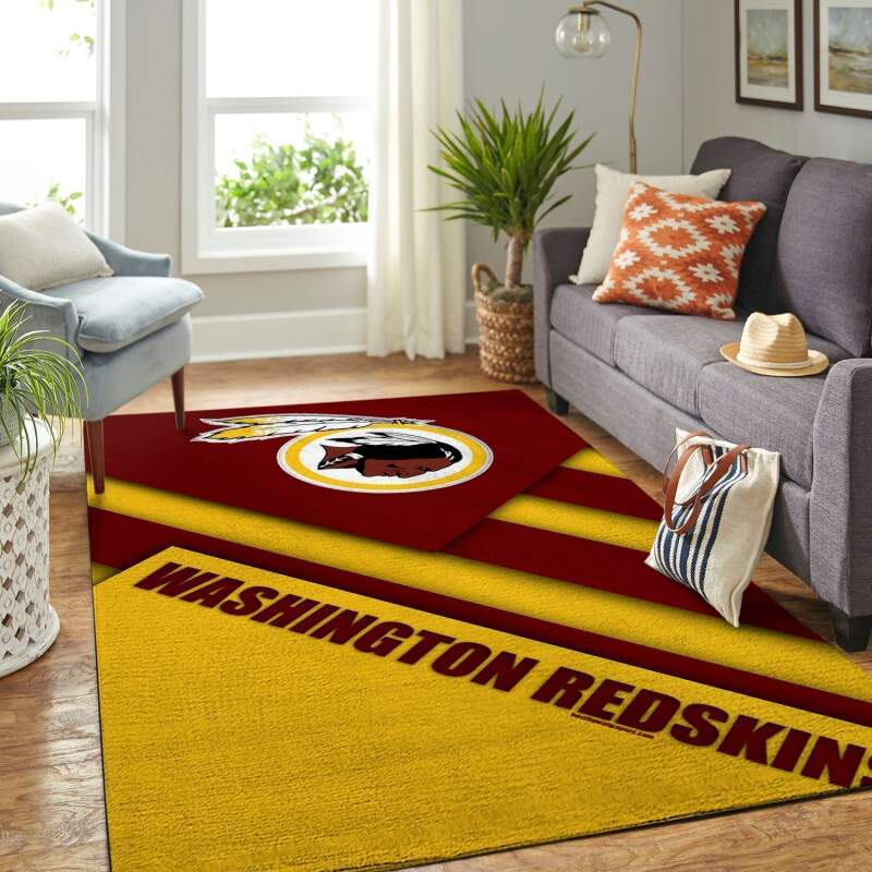 Washington Redskins Living Room Area Rug -  Chussin | Home Decor Easily