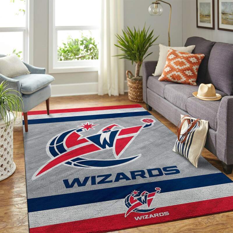 Washington Wizards Living Room Area Rug -  Chussin | Home Decor Easily