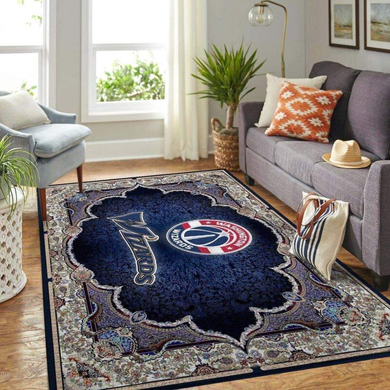 Washington Wizards Living Room Area Rug -  Chussin | Home Decor Easily