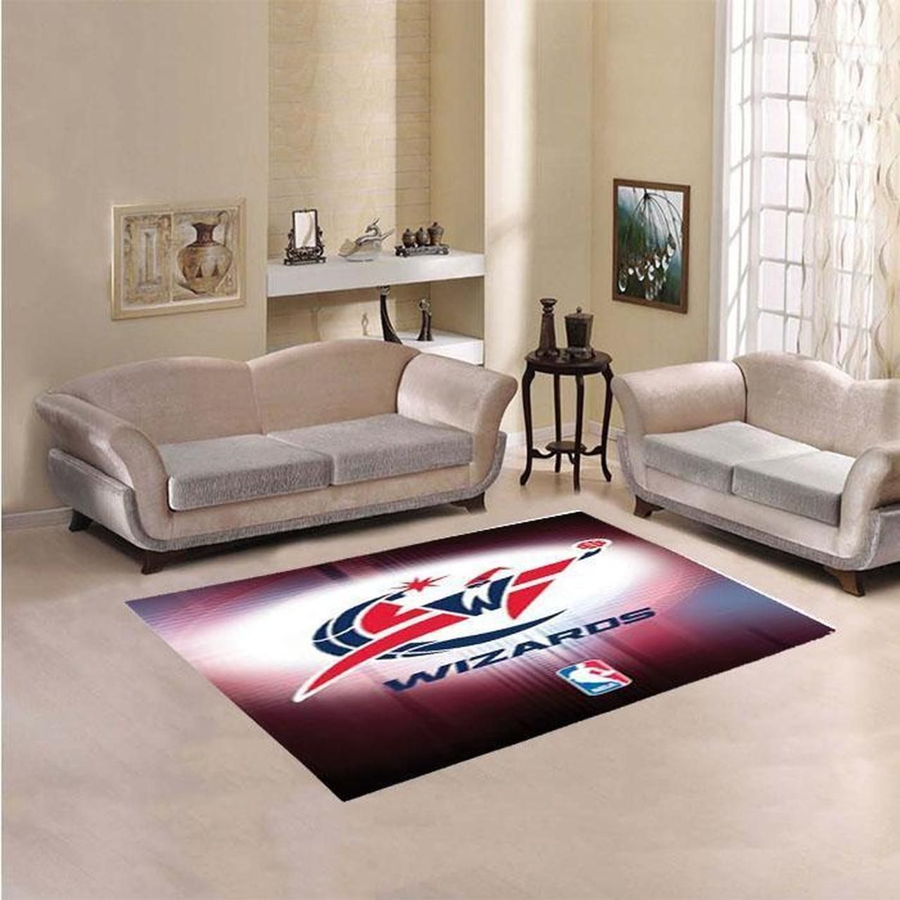 Washington Wizards Living Room Area Rug -  Chussin | Home Decor Easily