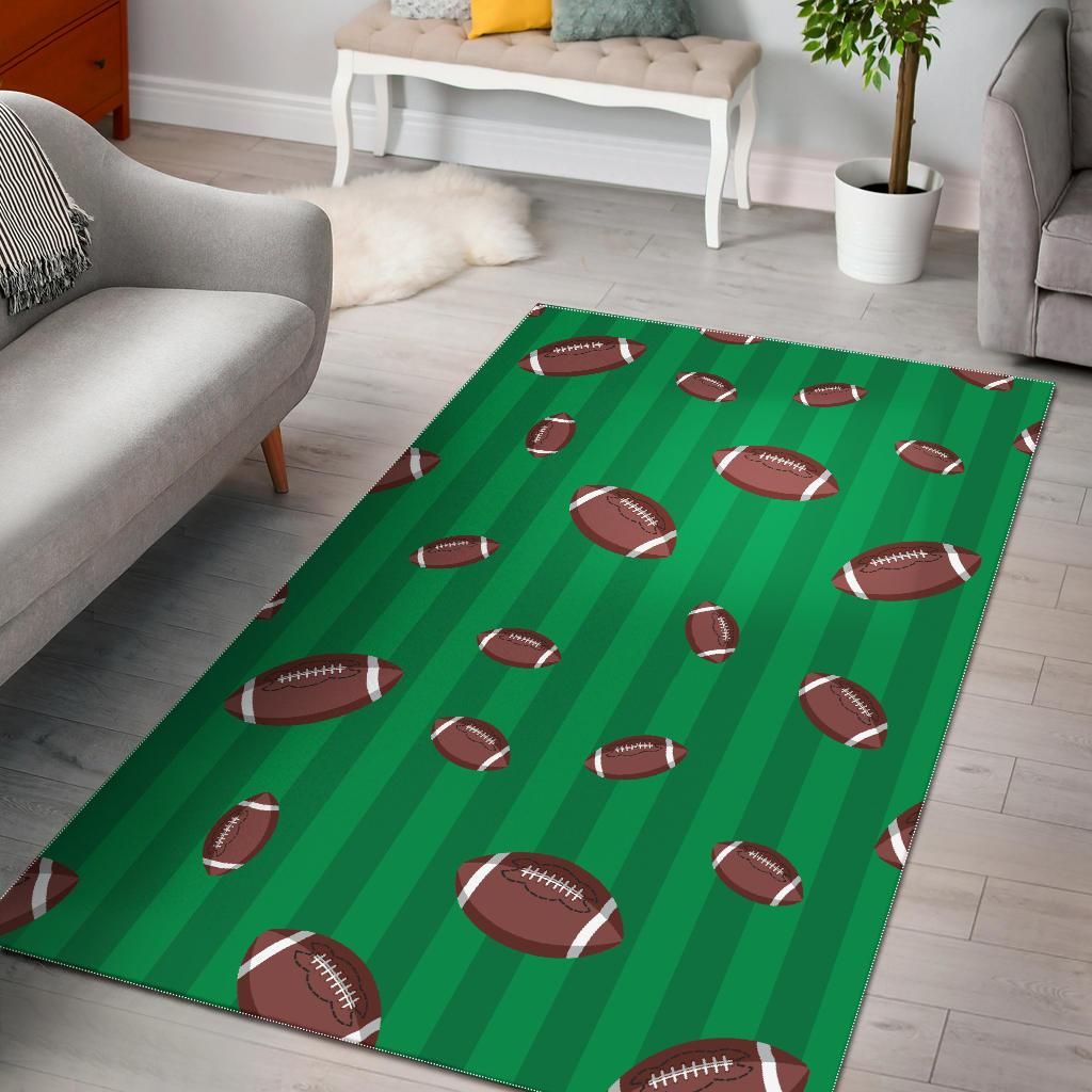 American Football Ball Field Background Dhcdhc Dt1910 Rug  Chussin | Home Decor Easily