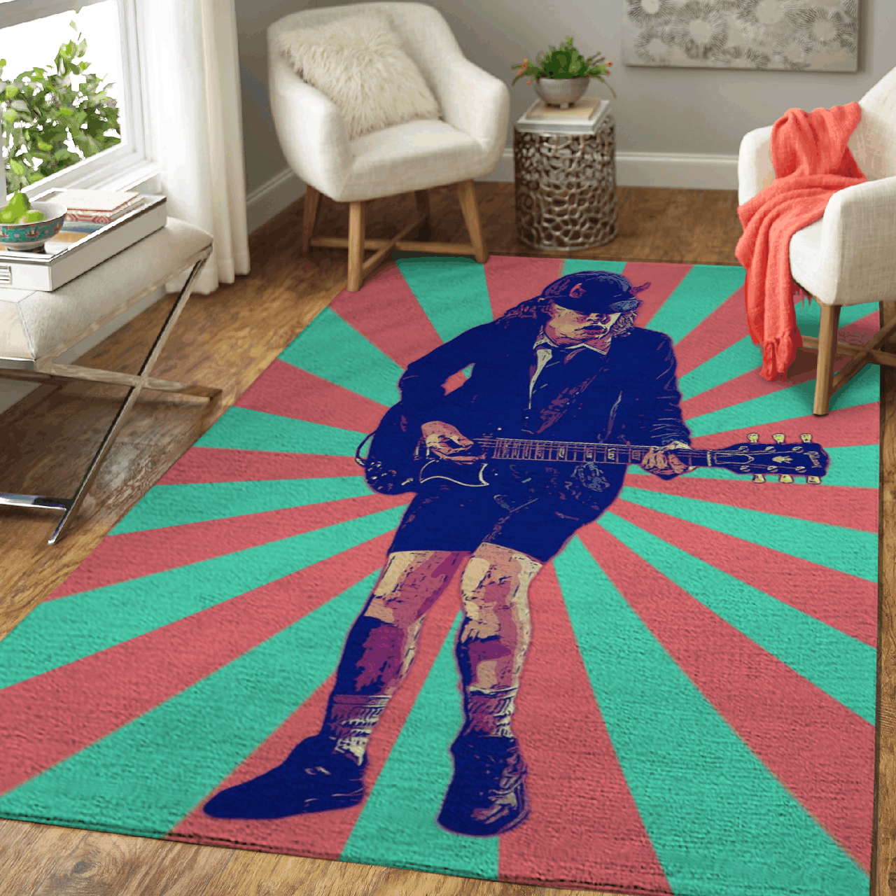 Angus Young 3 Retro Music Area  Chussin | Home Decor Easily