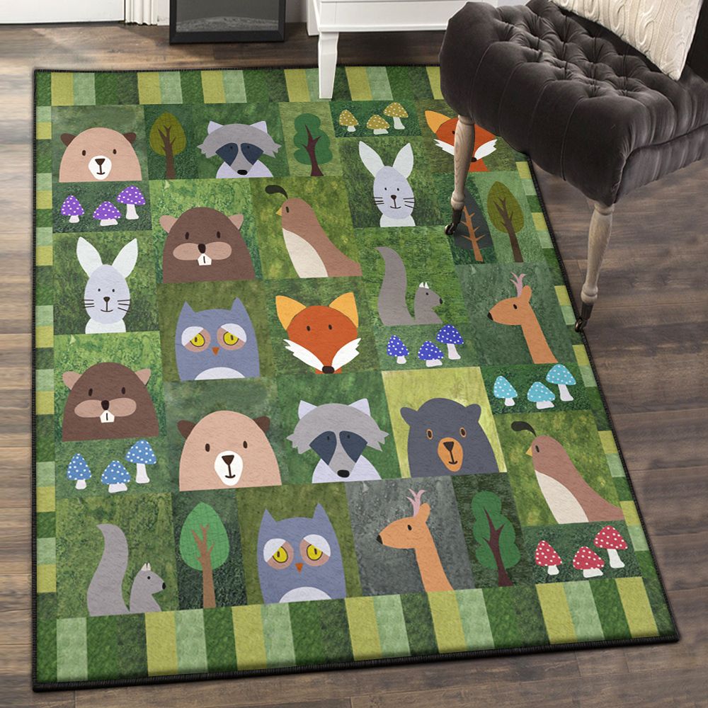 Animal Art Deco Rug, Animal Rug  Chussin | Home Decor Easily