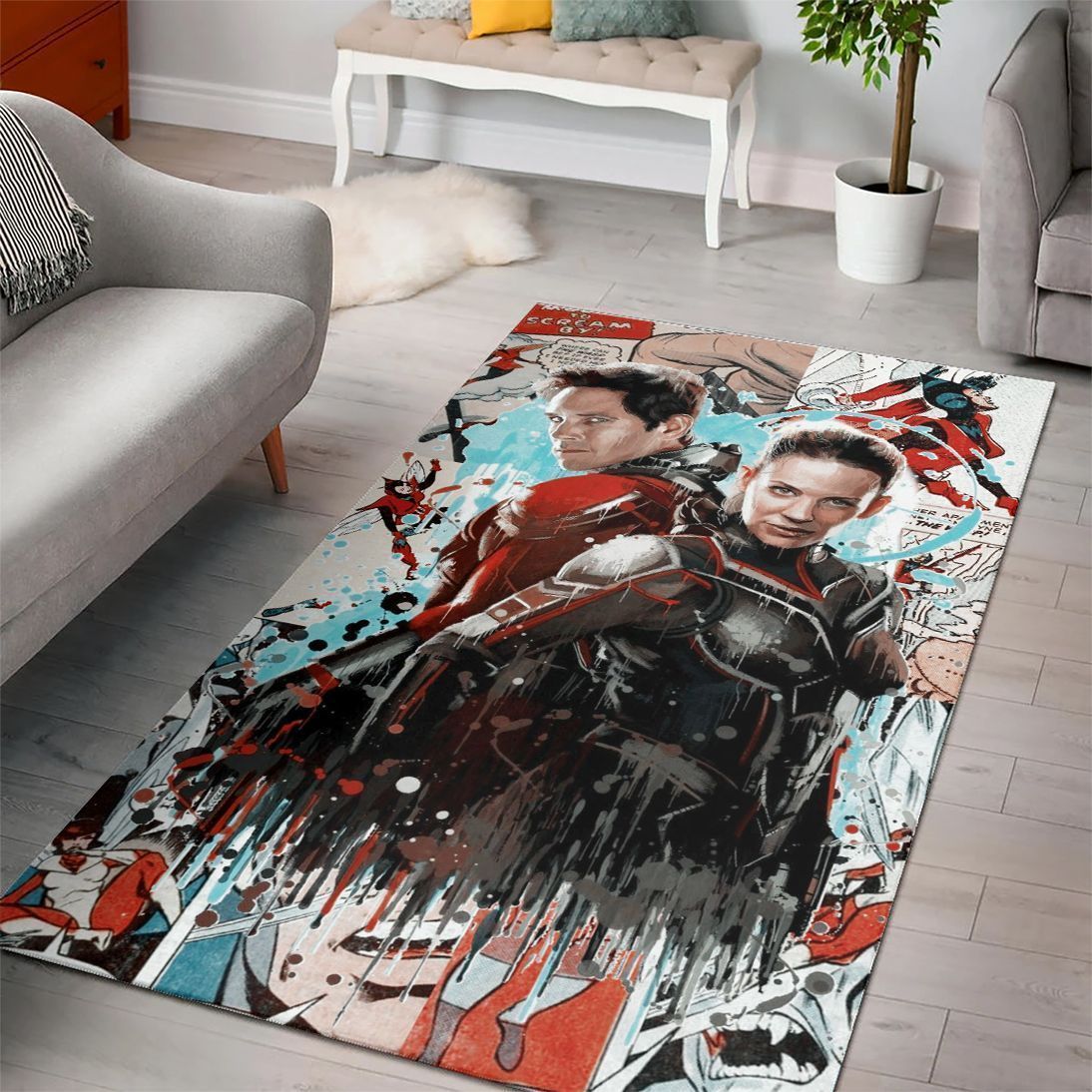Ant Man Marvel Super Hero Movies Area Rugs  Chussin | Home Decor Easily