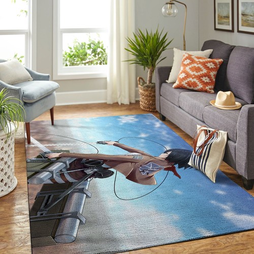 Aot Attack On Titan Area No5492 Rug Area Rug  Chussin | Home Decor Easily