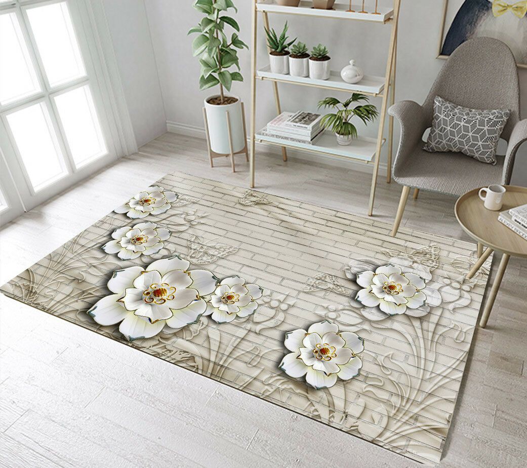 Apricot Flower Limited Edition Rug -  Chussin | Home Decor Easily