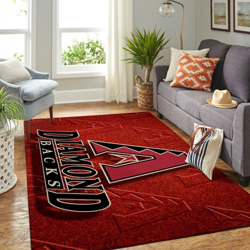 Arizona Diamondbacks Area No2008 Rug Area Rug Chussin | Home Decor Easily