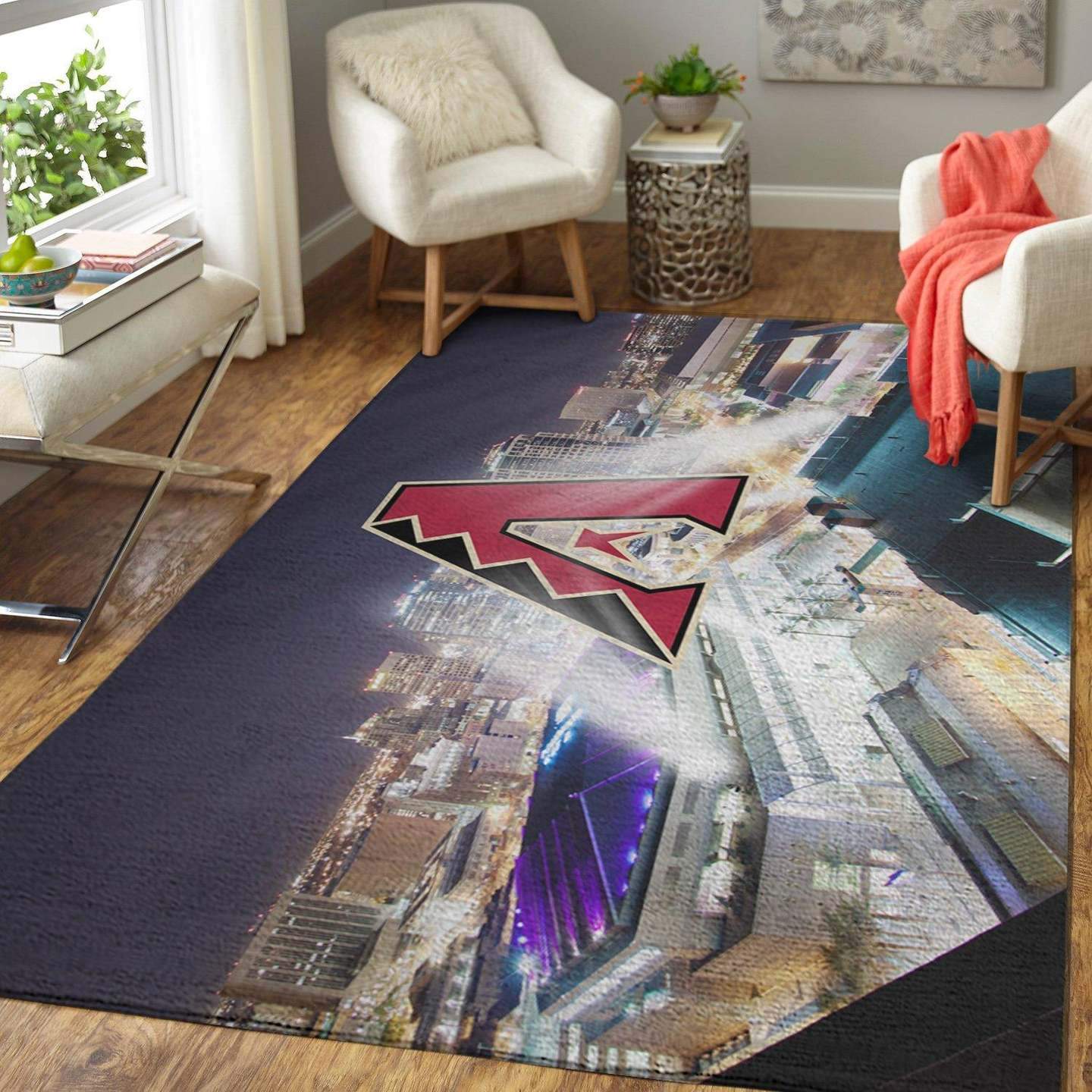 Arizona Diamondbacks Mlb Baseball Area Limited Edition Rug - Chussin | Home Decor Easily