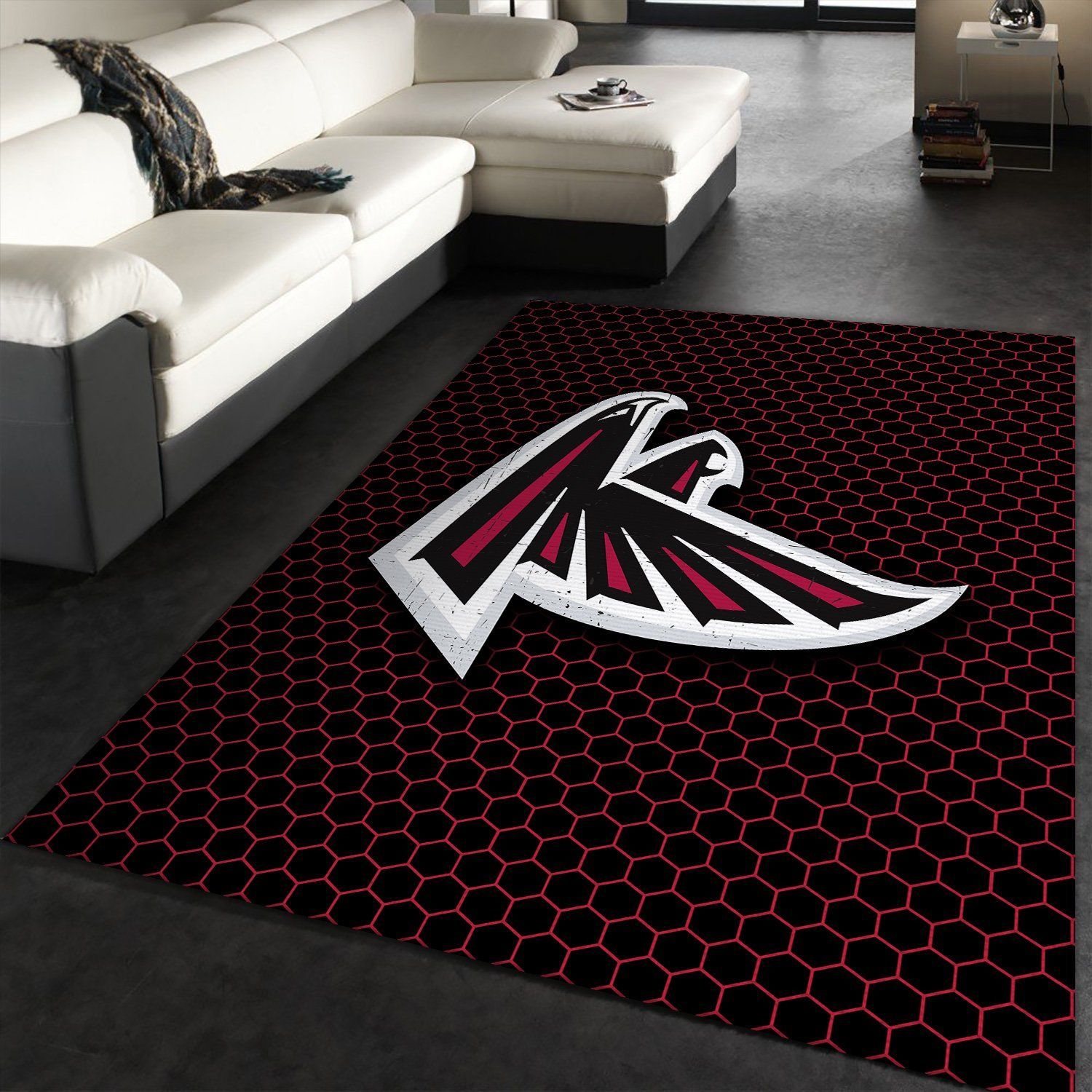 Atlanta Falcons NFL Rug – Custom Size And Printing - Chussin | Home Decor Easily