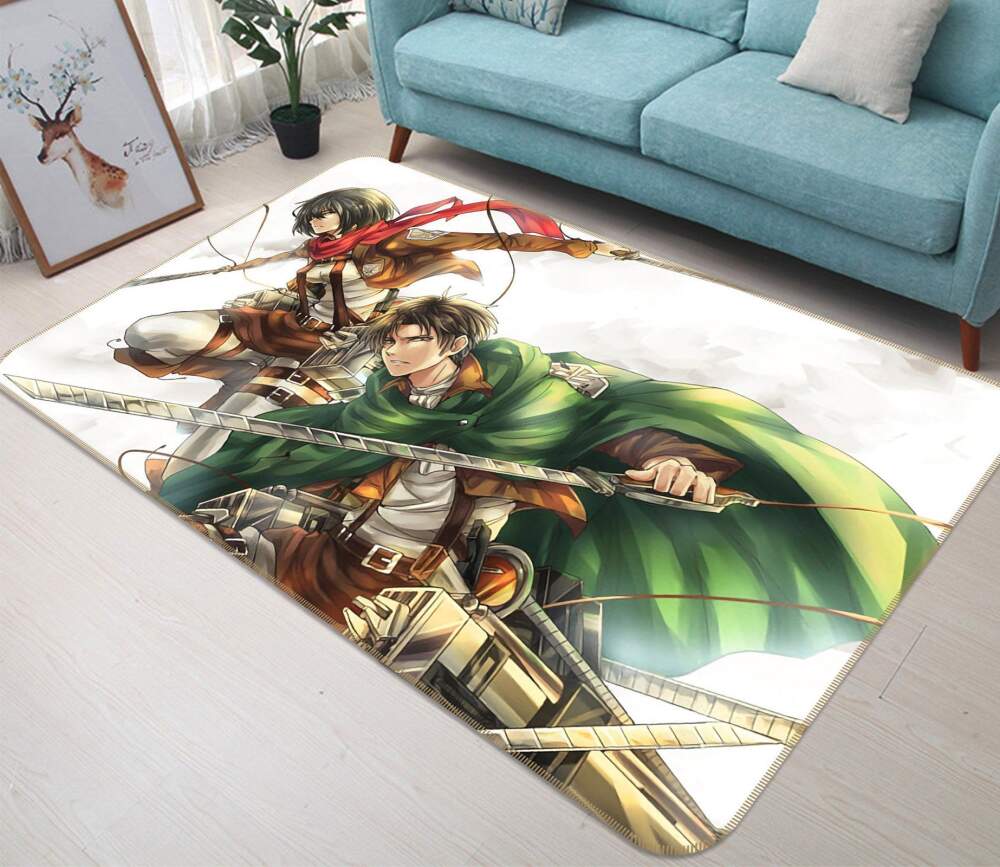 Attack On Titan Anime 7 Area Rug And  Chussin | Home Decor Easily