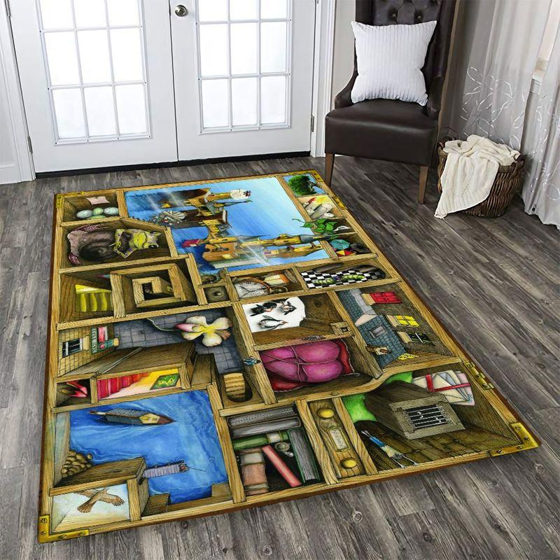 Attic Treasures Rectangle Limited Edition Rug -  Chussin | Home Decor Easily
