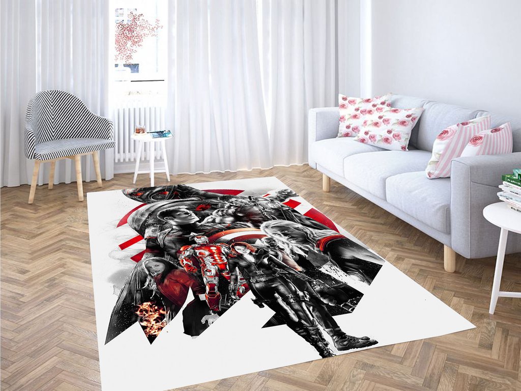 Avengers Age Of Ultron Character Living Room Modern Carpet Rug -  Chussin | Home Decor Easily