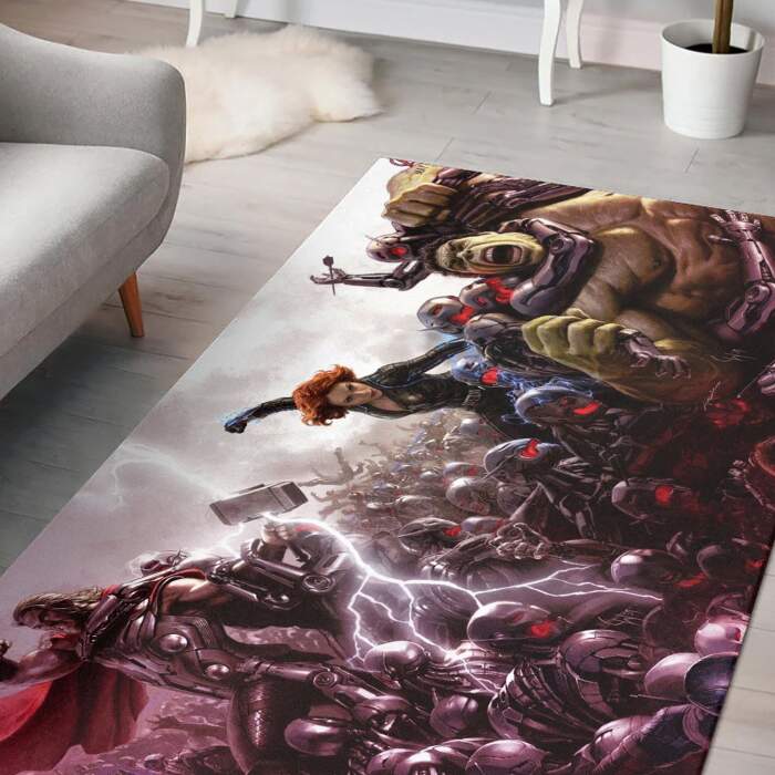 Avengers Age Of Ultron Rug – Custom Size And Printing -  Chussin | Home Decor Easily