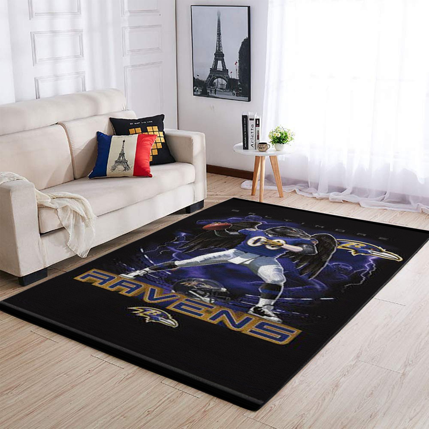 Baltimore Ravens Area Limited Edition Rug - Chussin | Home Decor Easily