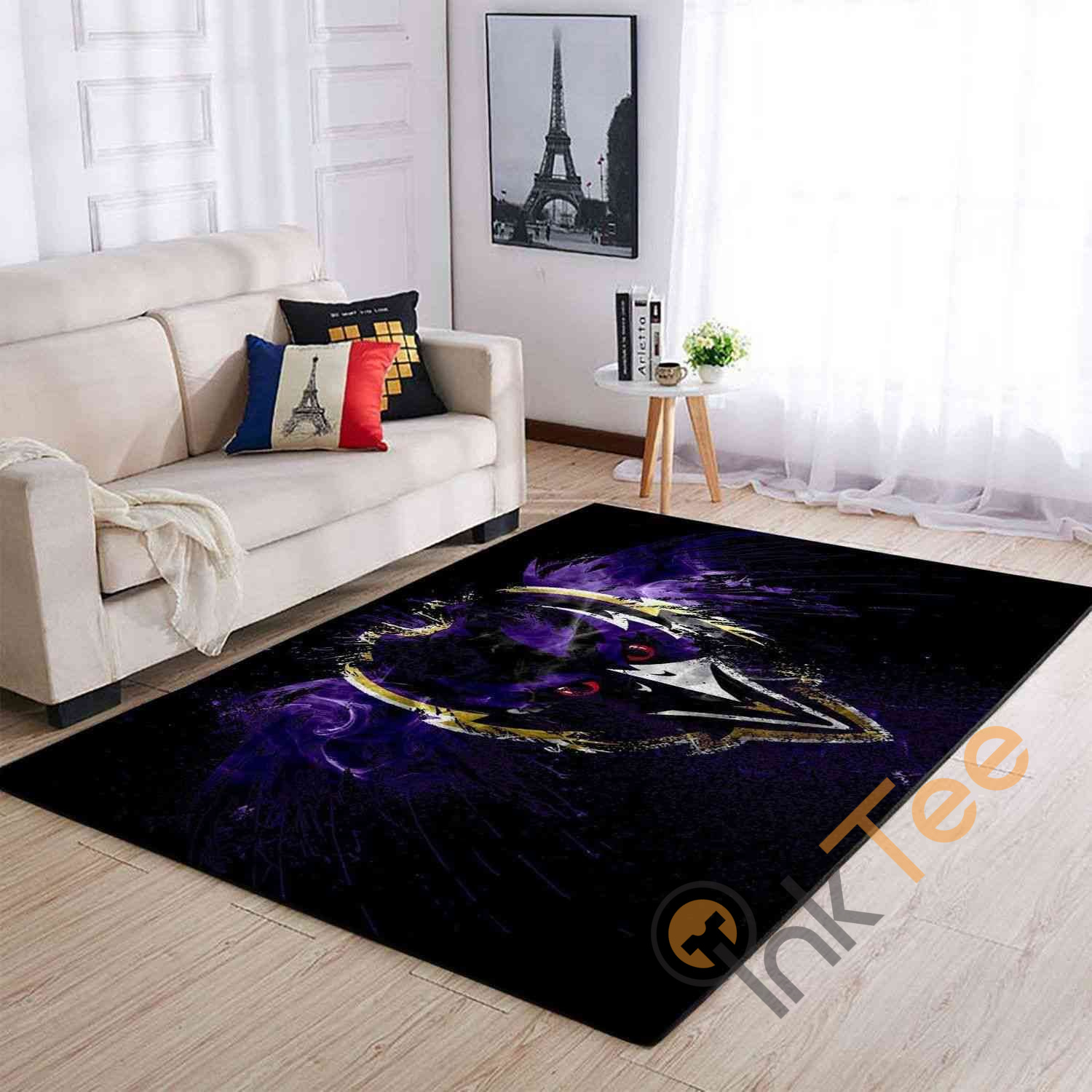 Baltimore Ravens Area Rug - Chussin | Home Decor Easily