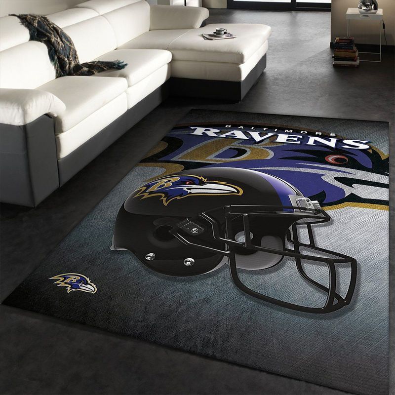 Baltimore Ravens Nfl 10 Area Rug And Chussin | Home Decor Easily
