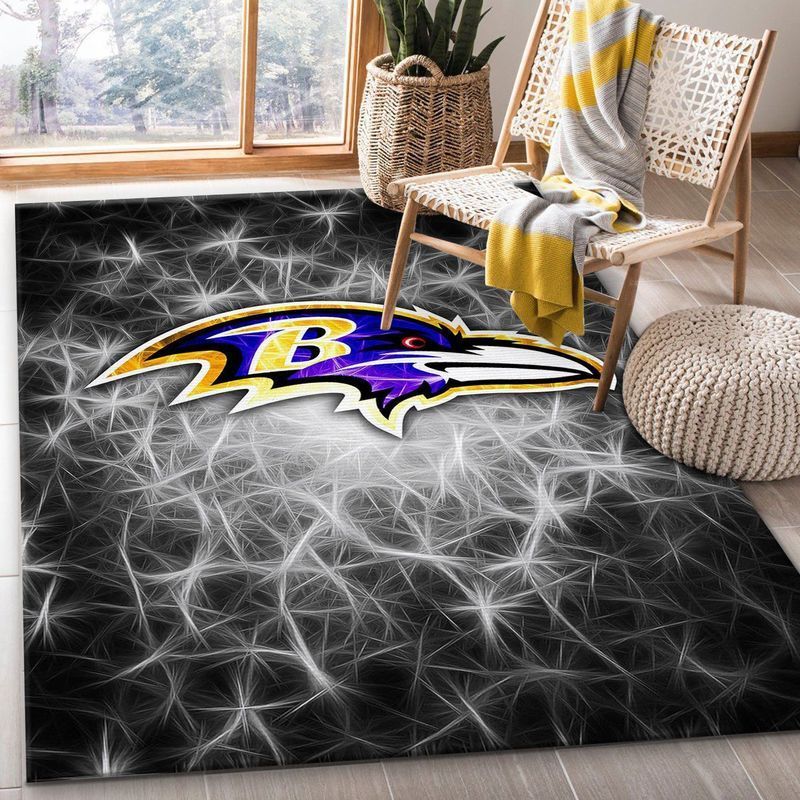 Baltimore Ravens Nfl 11 Area Rug And Chussin | Home Decor Easily