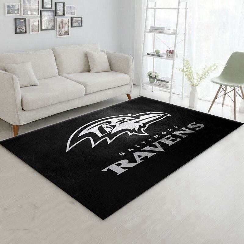 Baltimore Ravens Nfl 23 Area Rug And Chussin | Home Decor Easily