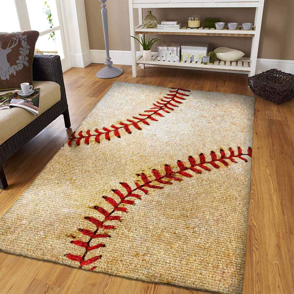 Baseball B210805 Rug Area Chussin | Home Decor Easily